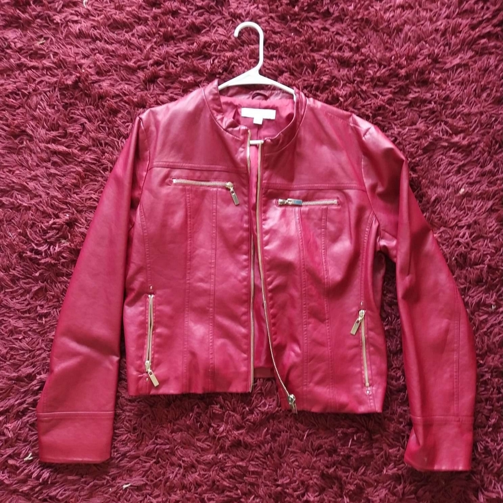 NY & Co faux leather jacket